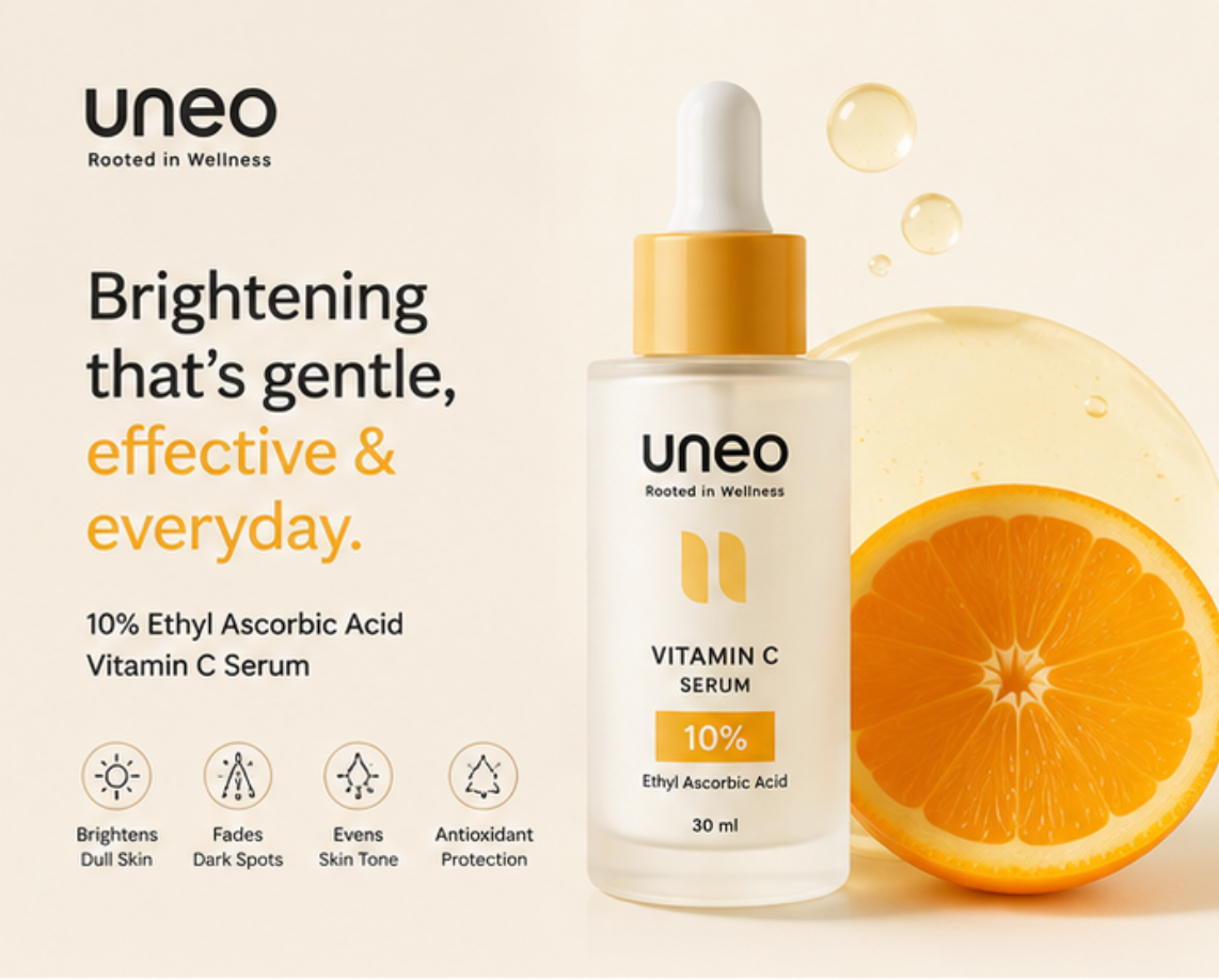 Uneo Vitamin C Serum 10% Ethyl Ascorbic Acid — 30ml