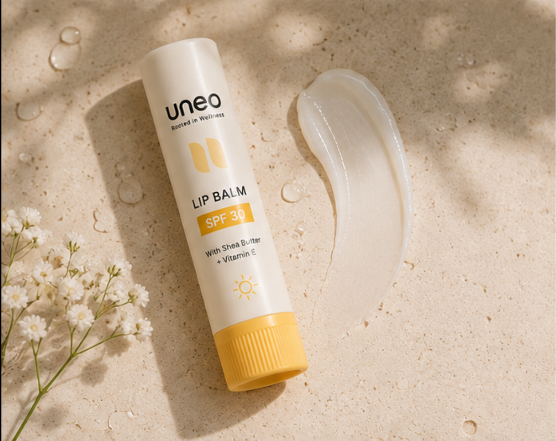 Uneo SPF 30 Lip Balm — Shea Butter & Vitamin E | 4.5g